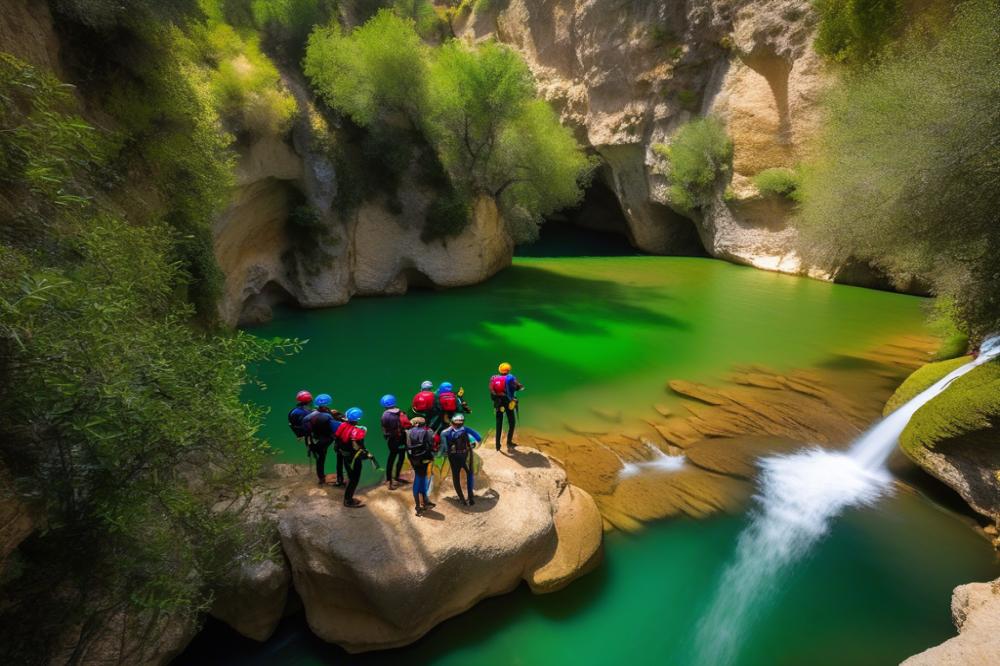 Canyoning In The Ronda Gorge