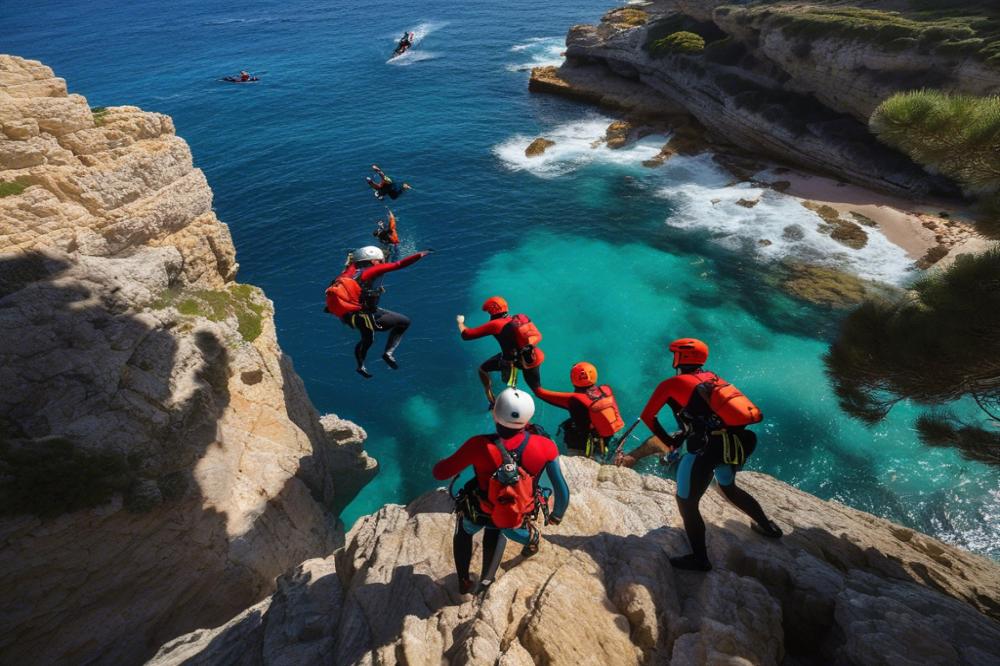 Coasteering Along The Rugged Cliffs Of Mallorca