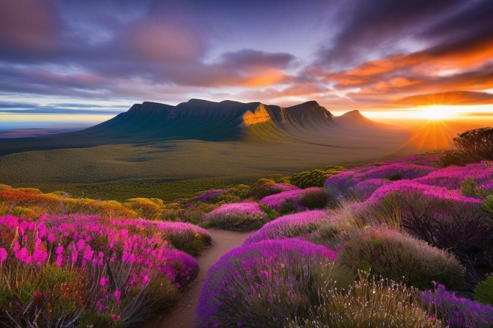 Hiking To The Summit Of Bluff Knoll In The Stirling Range