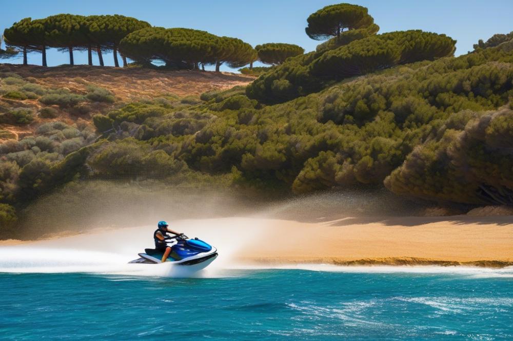 Jet Skiing Along The Costa Dorada