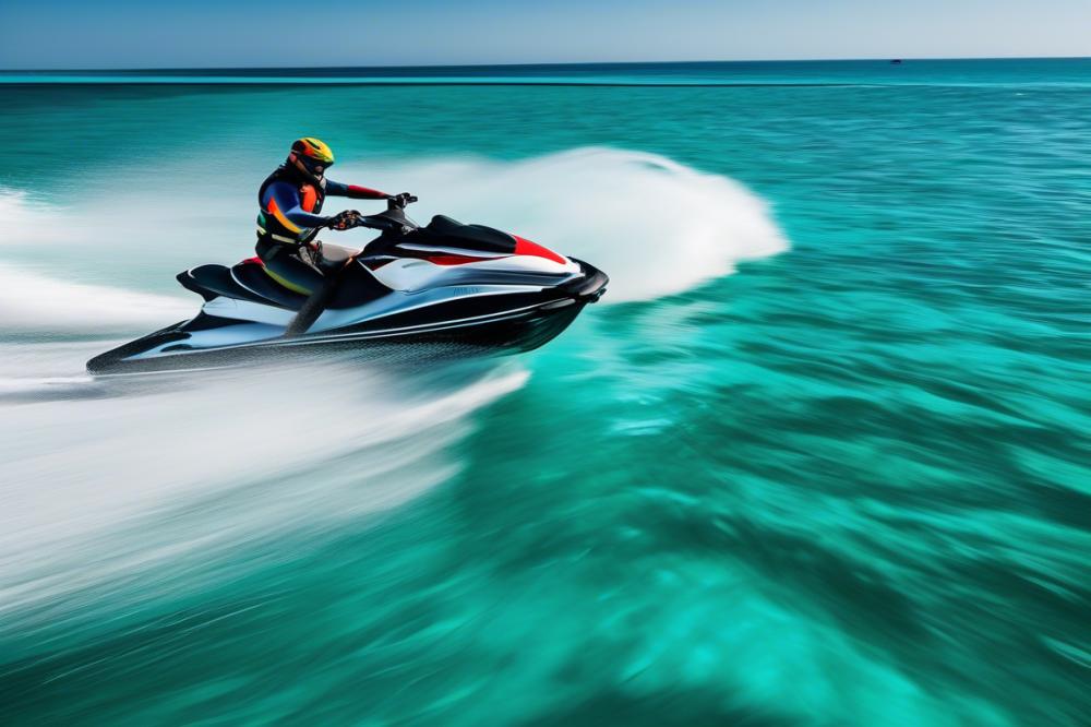 Jet Skiing Along The Stunning Turquoise Coast