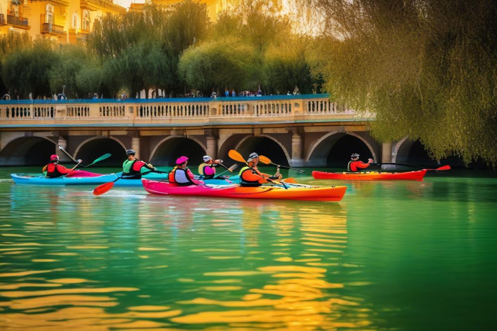 Kayaking The Guadalquivir River Through Seville