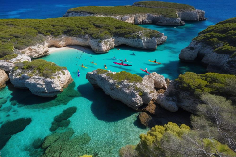 kayaking-through-the-caves-of-menorca