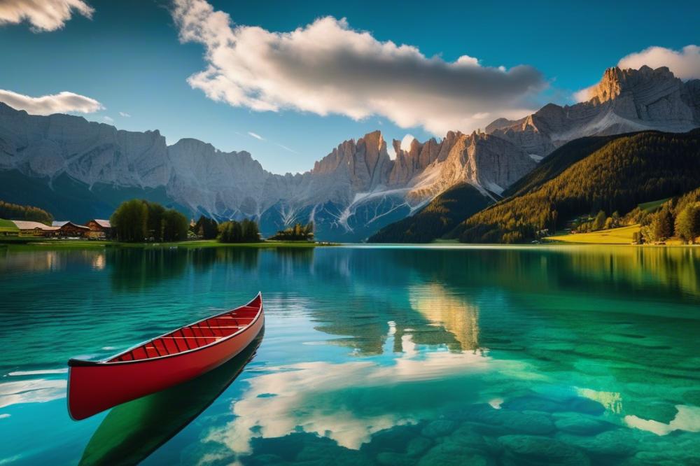 Lake Lases A Stunning Jewel In The Dolomites For Canoeing And Hiking