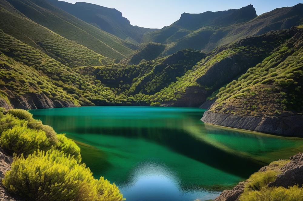 Lake Venere A Volcanic Crater Lake On Pantelleria Island With Healing Waters