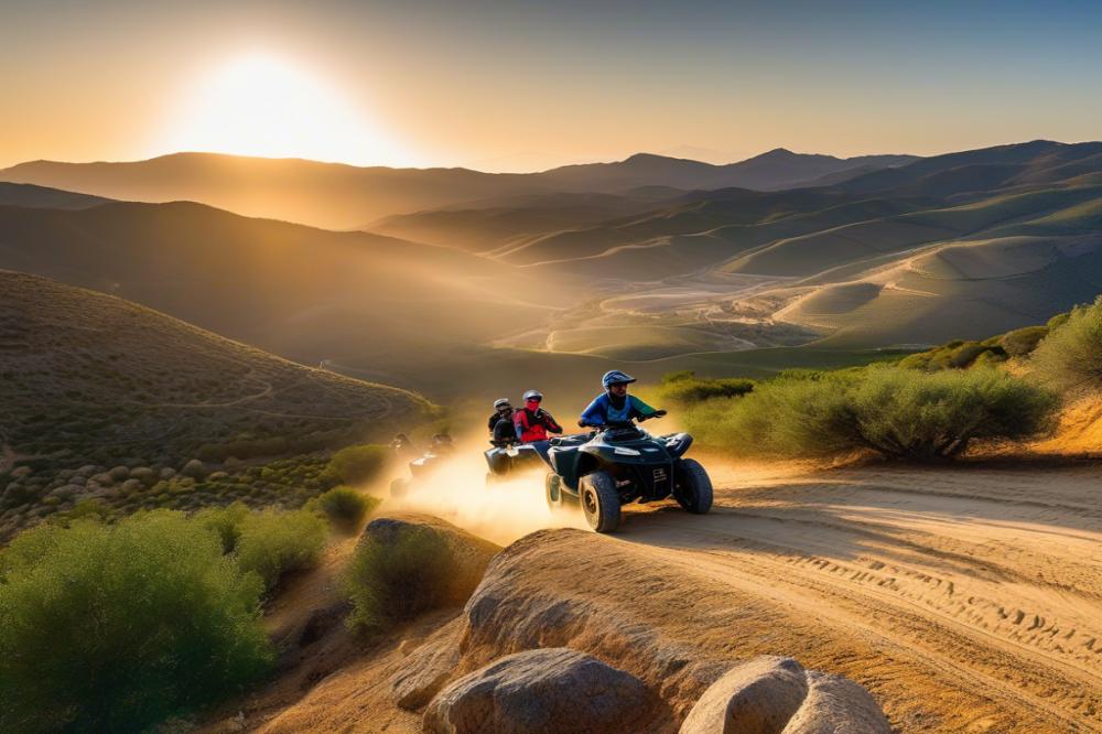 Quad Biking In The Sierra Morena Mountains