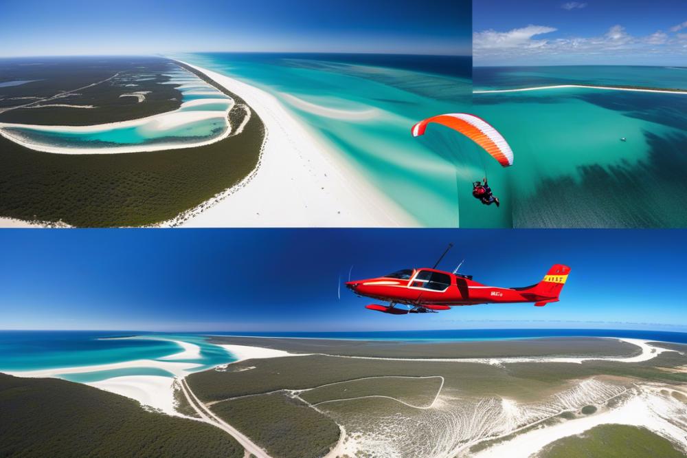 Skydiving Over The Pristine Shores Of Jurien Bay