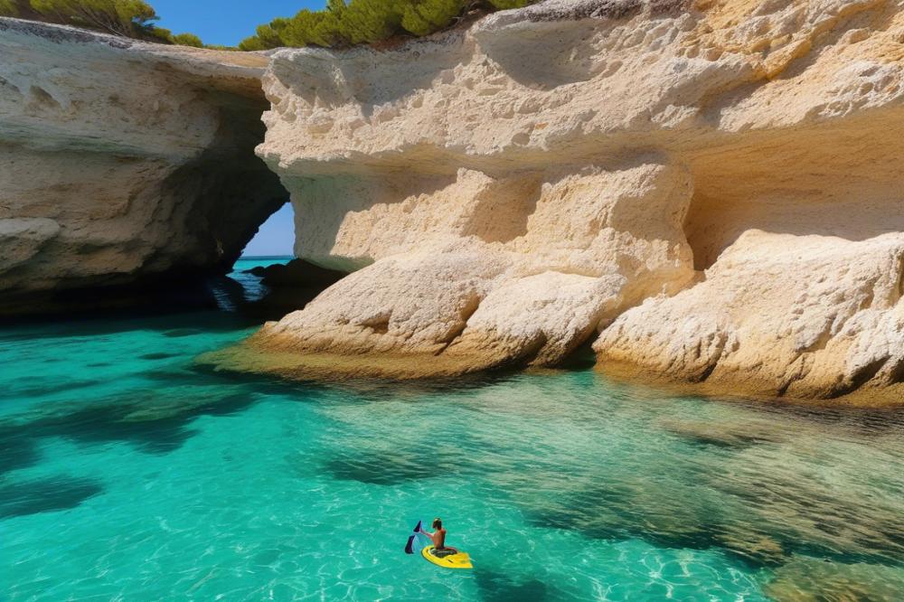 Snorkeling In The Crystal-Clear Waters Of Formentera