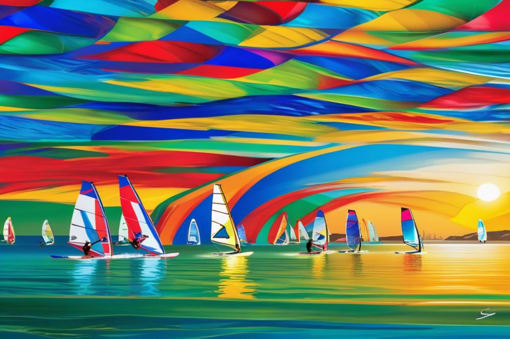 Windsurfing In The Bay Of Cádiz